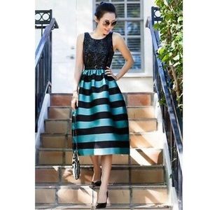 COPY - Anthropology Leifsdottir Sequin Stripe Mid…